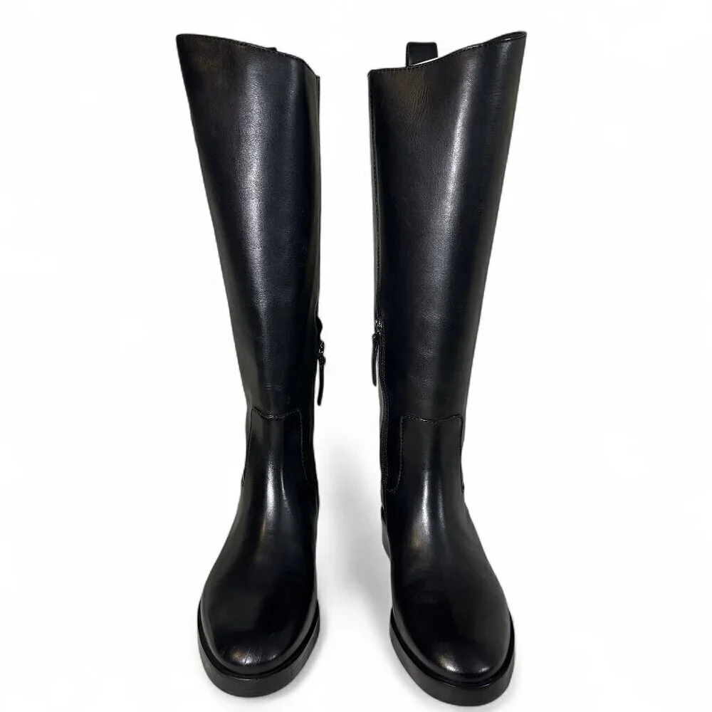 Tory Burch Flat Black Riding Boot Women's 7M NWOT